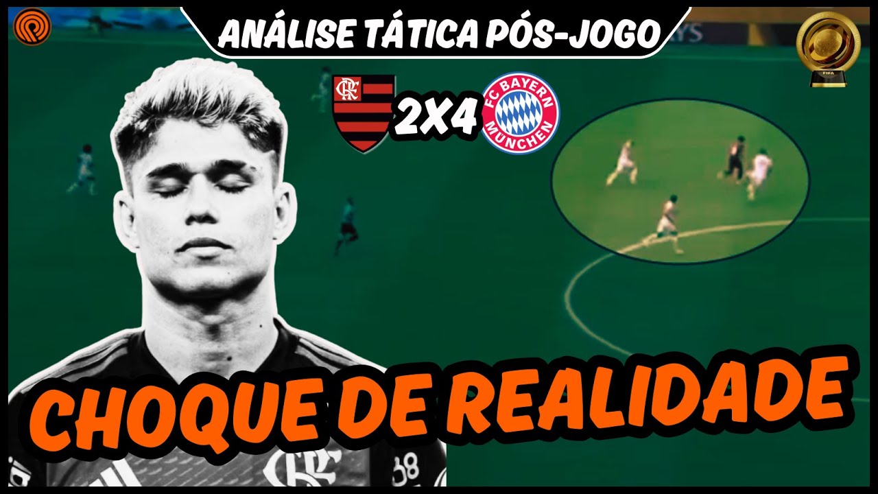 O SONHO ACABOU! FLAMENGO TEM BOA ATUAÇÃO TÁTICA, MAS COMETE ERROS GRAVES E CAI PRO BAYERN DE MUNIQUE