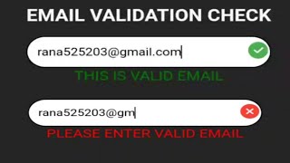 Email validation in Javascript [ with source code ]