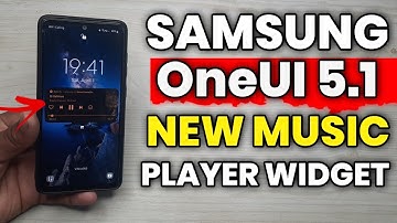 Brand New OneUI 5.1 Music Wideget For All Samsung Devices | A52 A52s A53 A71 A51 M52 F62 S21FE  A33