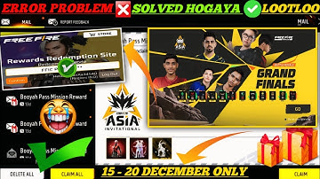 FREE FIRE REDEEM CODE TODAY 15 DECEMBER REDEEM CODE FREE FIRE | FF REDEEM CODE TODAY 15 DECEMBER