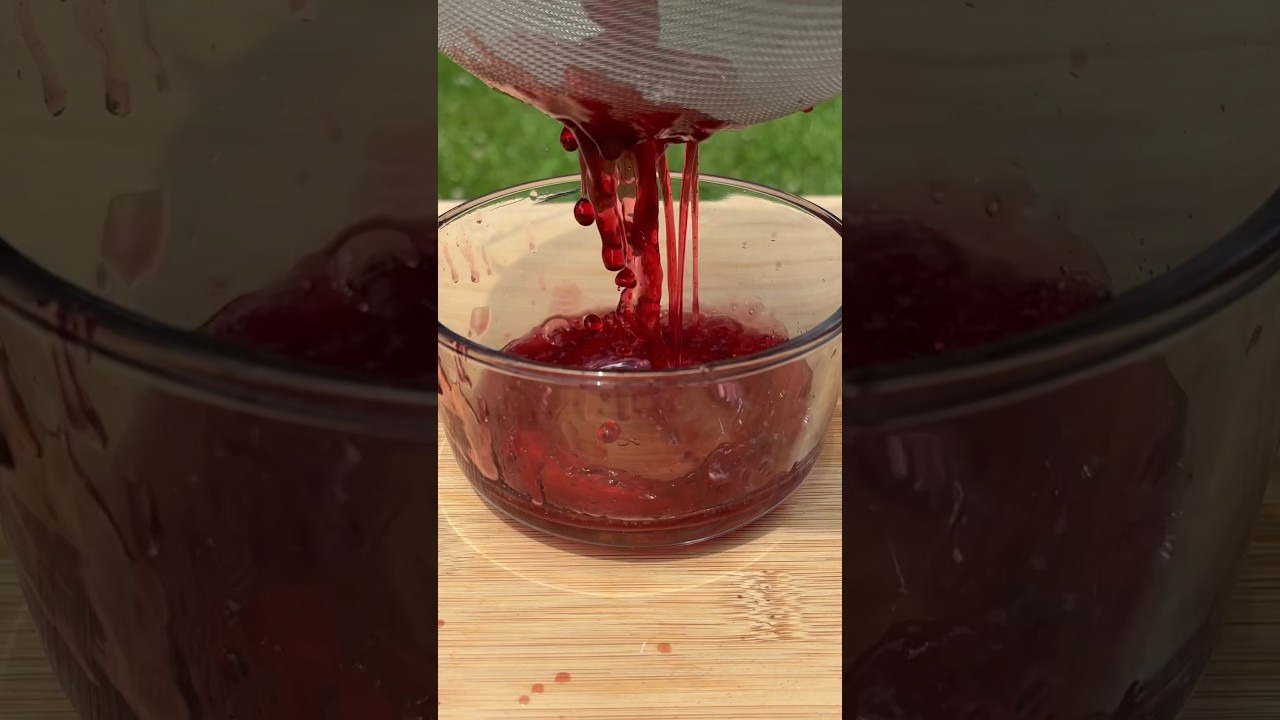 Easy Cherry Syrup 🍒