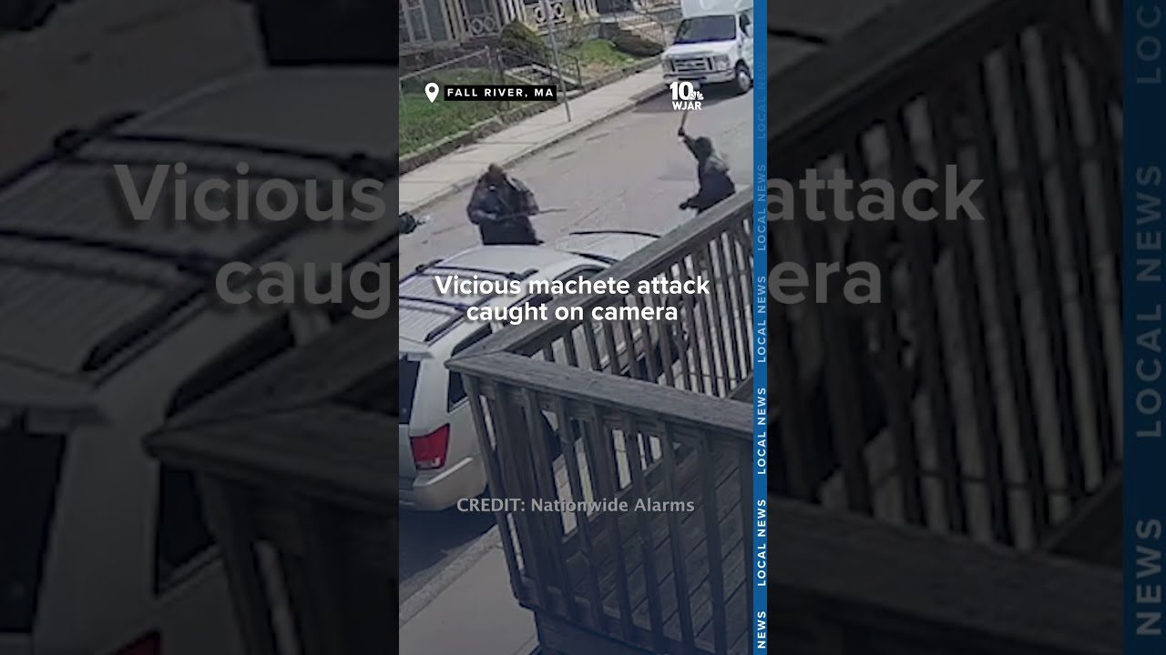 Vicious Machete Attack Caught On Camera