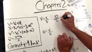 Physics fun Chapter 2: Velocity and Acceleration