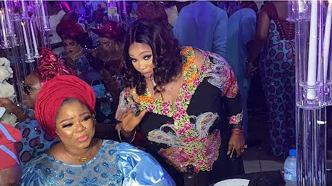 JAIYE KUTI & FUNKE ETTI FIGHT IN THE PRESENCE OF ENIOLA AJAO, MOBIMPE, OTHERS AT ALESH 30TH BIRTHDAY