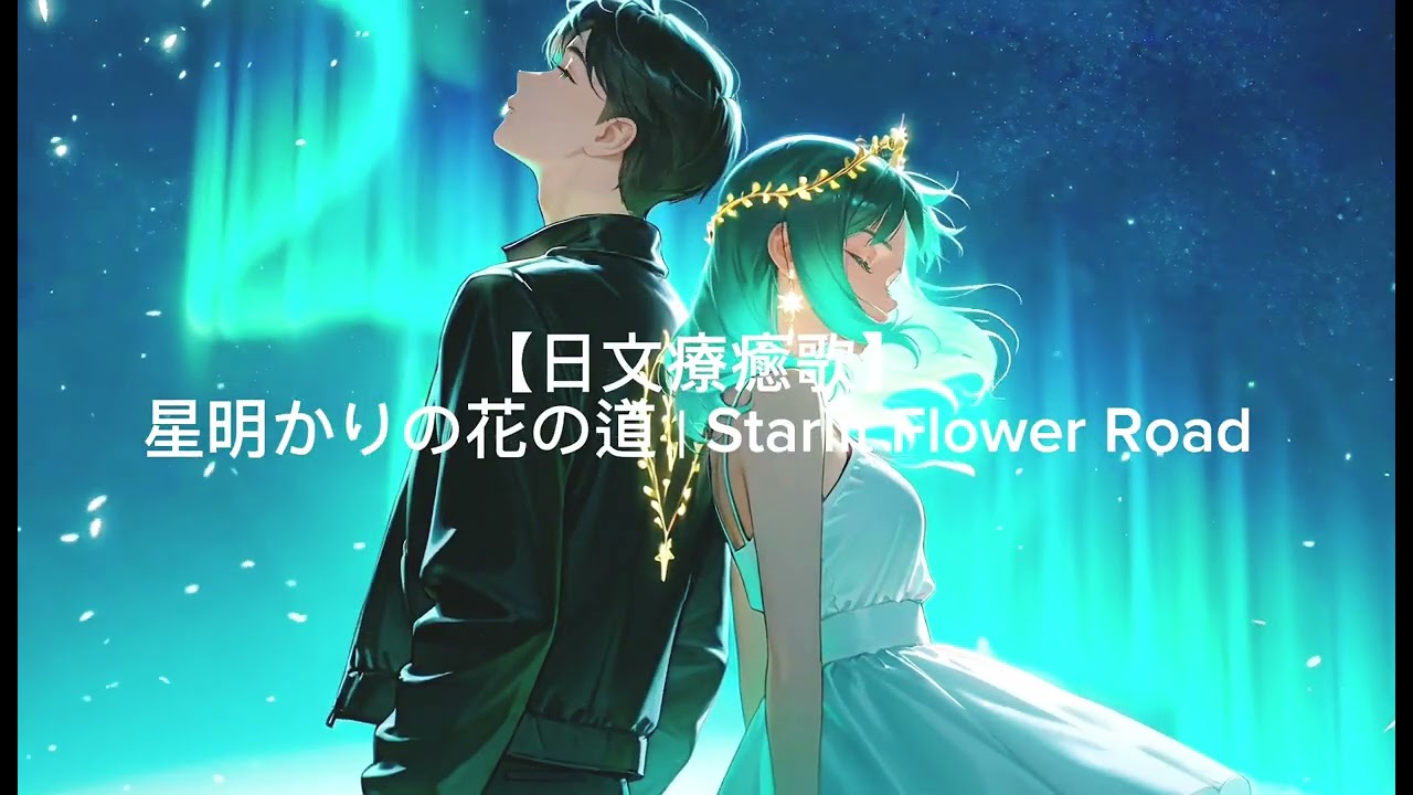 【日文療癒歌】星明かりの花の道｜Starlit Flower Road#愛莉的心靈便利店 