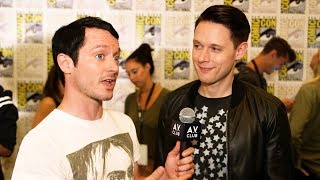 Elijah Wood and his Dirk Gently co-stars don't buy any of that psychic mumbo jumbo