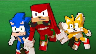 Knuckles saves Sonic and Tails - Best Ending - Minecraft Animation - Animated