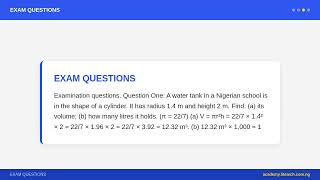 JSS 1 Mathematics - Three-Dimensional Shapes | Nigerian Curriculum