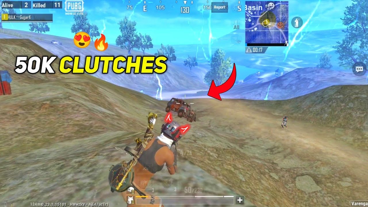 50K SUBSCRIBERS 😍 SPECIAL 1v4 CLUTCHES GAMEPLAY - PUBG MOBILE LITE BGMI ...