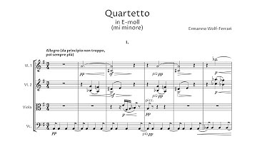 Ermanno Wolf-Ferrari – String Quartet in E minor