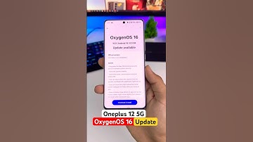 Oneplus 12 OxygenOS 16 Android 16 Update