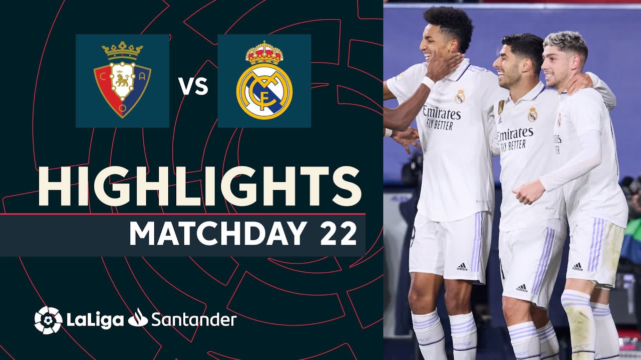 Videoresumen del Osasuna - Real Madrid Videoresumen del Osasuna - Real Madrid