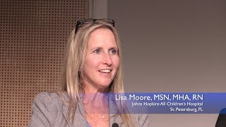 Speaking on behalf of patricia hickey, phd, mba, rn, lisa moore, msn,
mha, presents cardiac nursing at the johns hopkins all children’s
hospital dinner s...