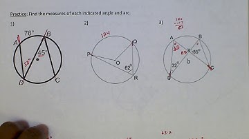 Geo Unit 10 Lesson 5: Inscribed Angles