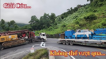 KHÔNG THỂ VƯỢT QUA | GIẢI CỨU XE ĐẦU KÉO THẤT THỦ TẠI KHÚC CUA GẤP TRÊN ĐÈO