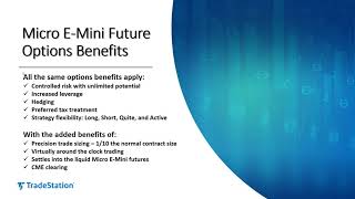 Trading the Micro E-Mini Futures Options with Futures Plus