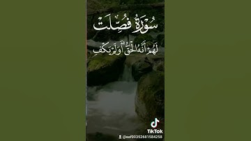 سورة فصلت  آية 53  @أجملتلاواتالقرآنالكريم-ض8ظ @SaudiQuranTv @Quran_Best_Voices @HolyQuran_Radio