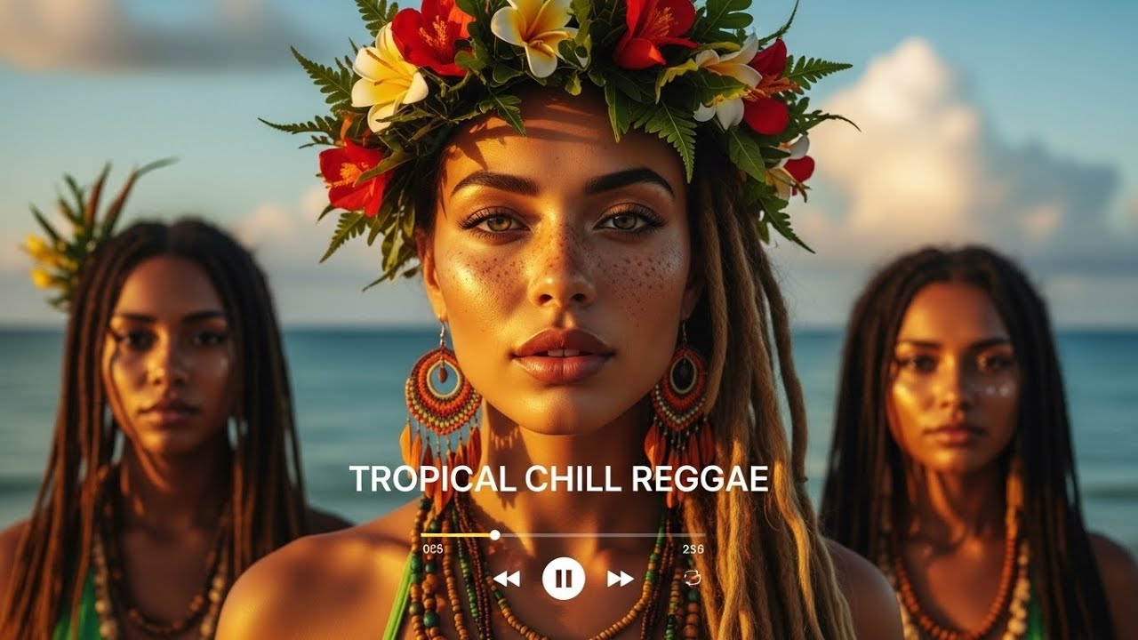 Hawaiian Relaxing Music Soft Ukulele Reggae Songs on the Peaceful Beach