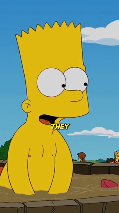 NAKED BART GIVES CURE TO ALL #thesimpsons #simpsons #cartoonhub #shorts