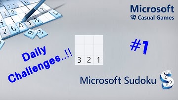 Daily Challenges Microsoft Sudoku Gameplay #1 (Classic, Irregular, Ice Breaker)