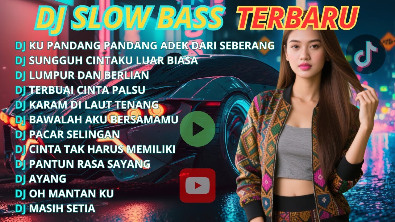 DJ SLOW BASS TERBARU 2025 || DJ TIKTOK TERBARU 2025 || DJ CINTA DARI SEBERANG