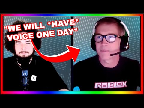 Owner Of Roblox Confirms Voice Chat Builder Man David Baszuki Roblox Voice Chat Coming Soon Youtube - robloxs david baszucki to talk user generated vr at