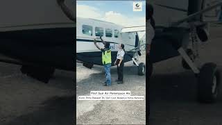 Pesawat Susi Air, Dikendarai Pilot Perempuan. Hebat. Kunci Kuat-Kuat Kaka, awas nanti tabuka