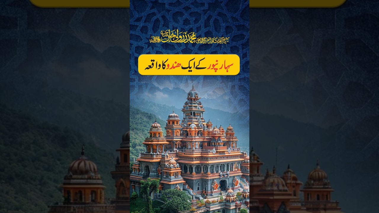 Saharanpur Ke Ek Hindu Ka Waqia | Mufti Zarwali Khan