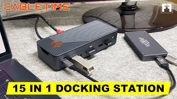 CABLETIME 15-in-1 Docking Station Review | Unboxing & Test!