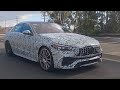 2023 Mercedes-AMG C43 Test Prototype on the road