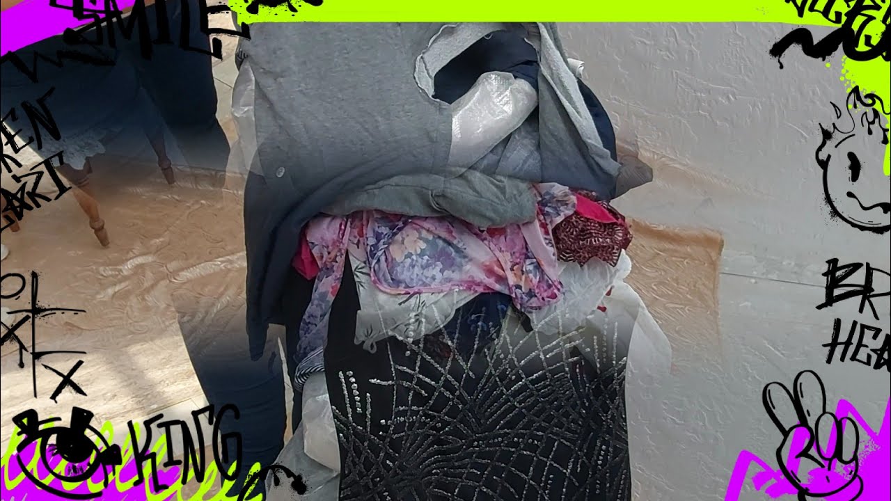 #ветошь Мешок с ветошью. В нём и галстук и штаны  непонятной красоты !😜🥸👀