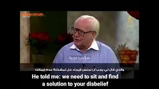 the Swedish actor Jan Malmsjö confesses Islam's perfection and the interviewer ends the TV program!