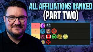 Marvel Crisis Protocol - August 2026 Tier List Every Affiliation Ranked Part Two