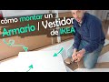 Cómo montar un vestidor con armarios PAX de IKEA |Español|4K