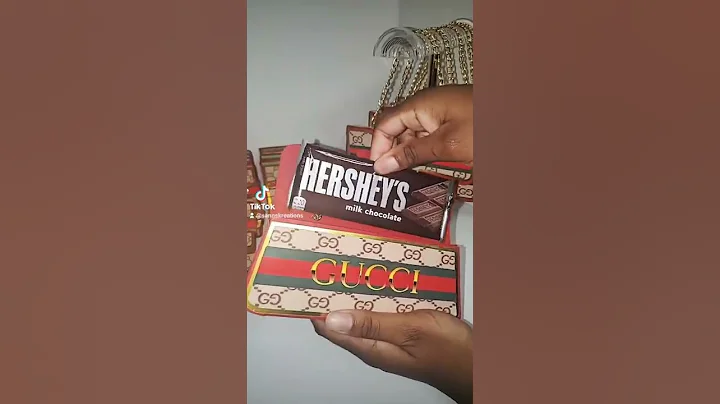 Gucci inspired Hershey purse and kit kat wallets! #cpakchallenge #luxurypartyfavors #partyfavors