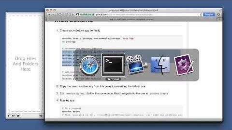 Use the jQuery Mobile Cordova project template