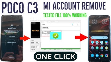 Poco C3 Mi Account Remove Using SP Flash Tool 2022 Free