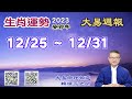 2023年 每週生肖運勢【 大易週報】➔ 陽曆 12/25~ 12/31｜甲子月｜大易命理頻道｜賴靖元 老師｜CC 字幕