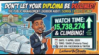 How to complete Public Management Logbook. Are you placed at a school/Clinic/SAPS this is for you.