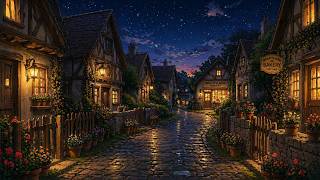 Quiet Village Evening | Cozy Bakery Walk Home | Slow Living Animation | #villagelife #ghibli