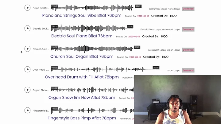 FREE Neosoul Loops by HQO | Looparang.com