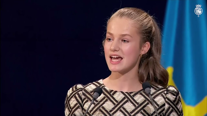 Palabras de S.A.R. la Princesa de Asturias en los Premios Princesa de Asturias 2021