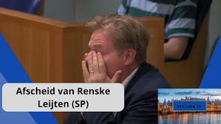 Omtzigt wordt emotioneel bij afscheid van Renske Leijten (SP) na 17 jaar kamerlidmaatschap!