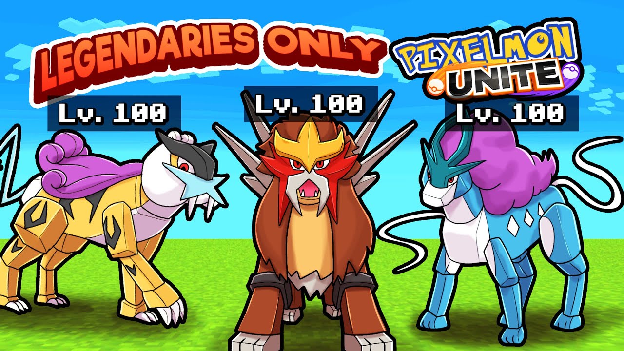 Pixelmon unite only legendary pokemon minecraft youtube