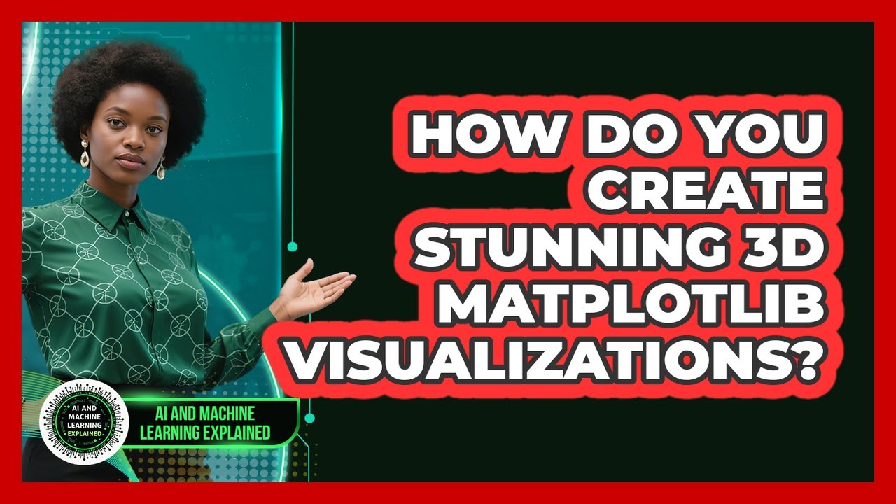 How Do You Create Stunning 3D Matplotlib Visualizations? - AI and Machine Learning Explained