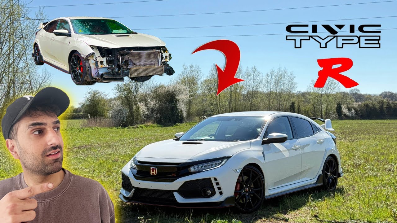 I Attempt To Rebuild My Wrecked Honda Civic Type R FK8 - YouTube