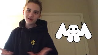 Marshmello hoodie merch UNBOXING!!! Update