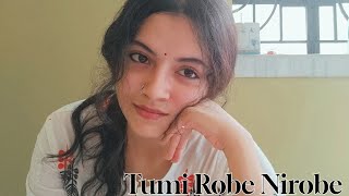 Tumi Robe Nirobe Sharmili Mounik Rabindrasangeet