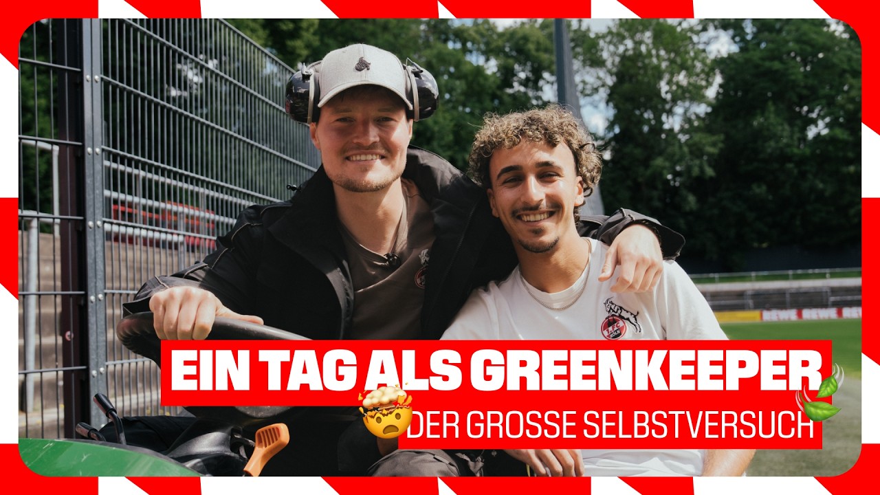 SELBSTVERSUCH: Ein Tag als GREENKEEPER - So werden Bundesliga Plätze gemacht | 1. FC Köln