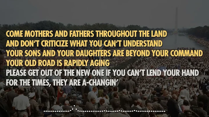 Bob Dylan - The Times They Are A-Changin’ (Lyric Video)